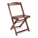 cadeira dobrável madeira valor Wenceslau Braz