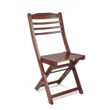 quanto custa cadeira madeira dobrável Paraná